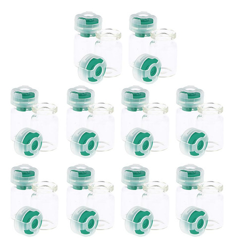 20 Frascos De Maquiagem Vazios Para Viagem 5 Verdes