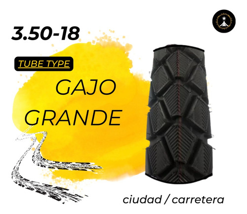 Llanta 3.50-18 Fortemax Para Moto Italika (tt)
