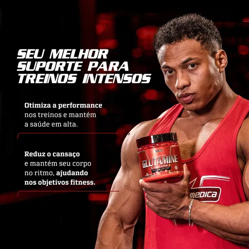 Glutamine L-Glutamina Isolada 100% Sem Sabor 300g Integralmédica
