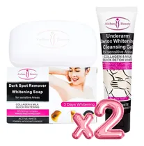 Comprar Kit Crema Aclarante Y Jabón Aclarante Colágeno Leche Aichun