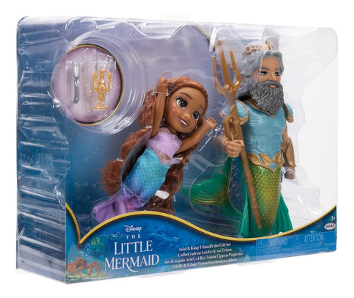 Set Ariel Y Tritón De 6 Pulgadas