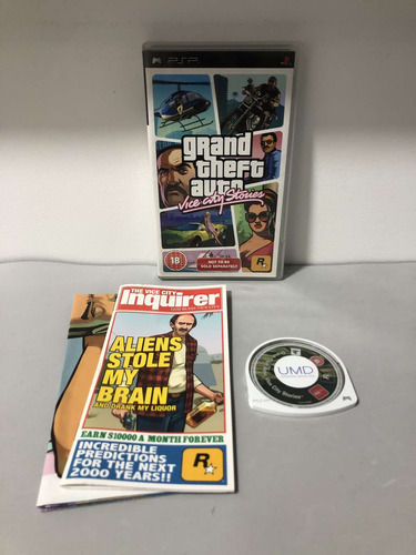 Grand Theft Auto Vice City Stories Com Mapa Europeu Psp