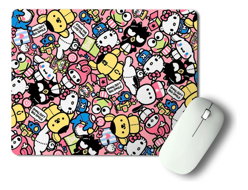 Mousepad My Melody Hello Kitty Kuromi Kawaii Animación 