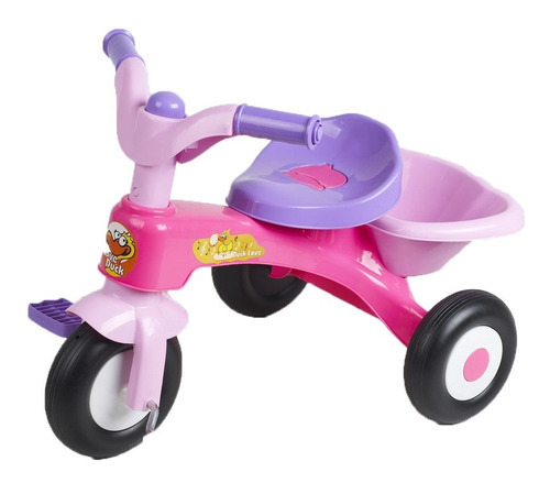 Triciclo Para Niños Kissme Con Corneta Sensacion Color Rosa/lila