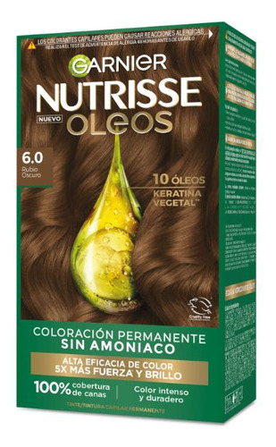 Garnier Nutrisse Oleos Rubio Oscuro 6.0