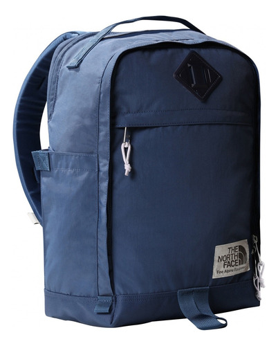 Mochila Moderna The North Face Berkely Daypack Premium Color Azul Acero Diseño De La Tela Liso