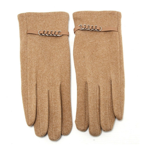 Guantes De Mujer Paño Arandelas Touch Screen Importados