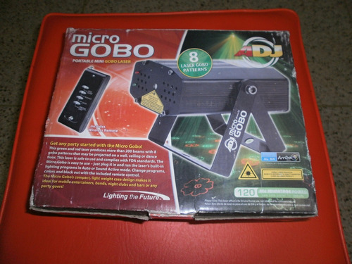Micro Gobo Adj-laser Potente Y Con Varias Figuras (oferta)