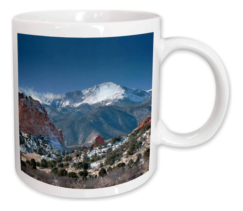 3drose Mug__2 Colorado Mountains Pikes Peak Taza De Cerámica