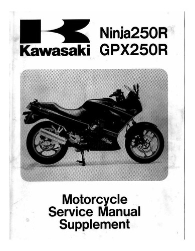 Imagen 1 de 1 de Manual De Taller Kawasaki Ninja Ex250