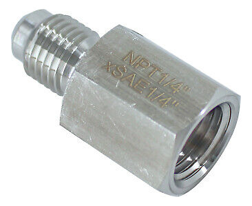 Hfs(r) 1/4  Female Npt To 1/4  Male Jic Pipe Fitting Ada Ppx