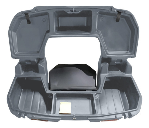 Caja De Almacenamiento Stark7 Universal Asiento De 75l Gris