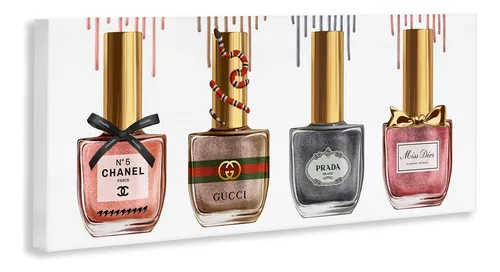 Stupell Industries Colección De Maquillaje Esmalte De Uñas R