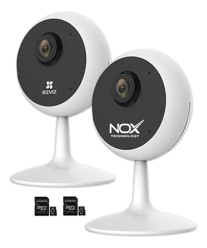 Camara De Seguridad Wifi Ezviz By Hikvision Memoria Sd - Nox