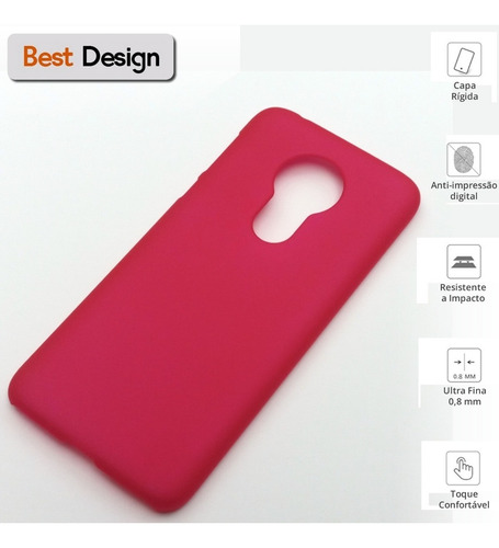 Capa Super Fina Motorola Moto G7 Power + Película De Vidro