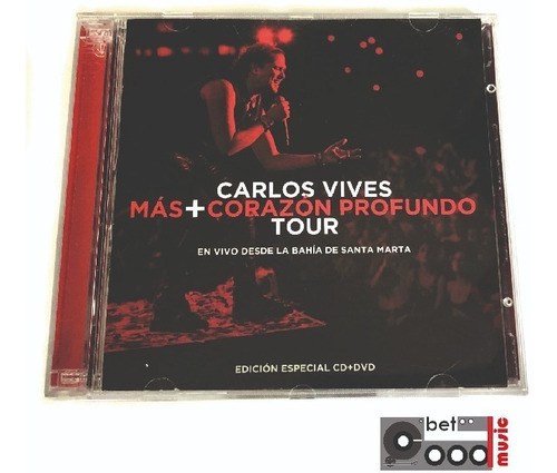 Carlos Vives Más+ Corazón Profundo Edición Especial Cd + Dvd