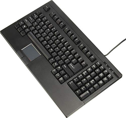 Teclado Pos - Montaje En Bastidor Con Construido En Negro Co