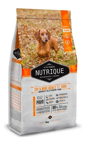 Nutrique Perro Adulto Toy & Mini  7+ 3 Kg. Np