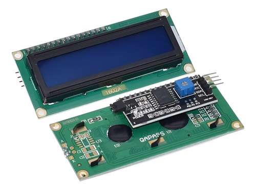 10 X Display Lcd 16x2 Com Backlight Azul E Escrita Branca