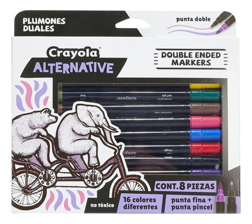 Colección De Marcadores Crayola Alternative - 50 Piezas |