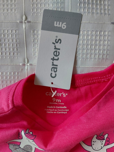 Imagen 5 de 10 de Suéter / Sweater Para Bebé Niña. Marca: Carter's Talla: 9 M