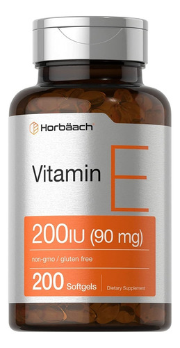 Vitamin E 200 Caps Horbaach - Unida - Unidad A $793