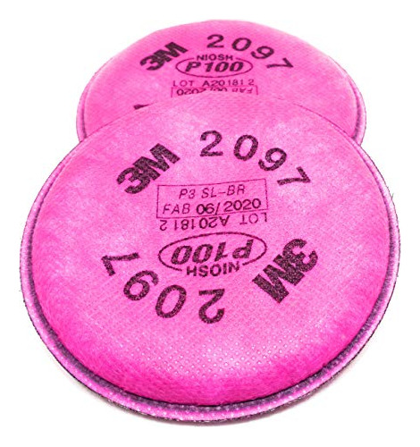 Filtro De Partículas 3m 2097, 100 Unidades (paquetes De 2, 5