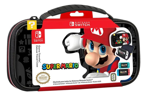 Estuche De Viaje Duro Para Nintendo Switch Mario Bros