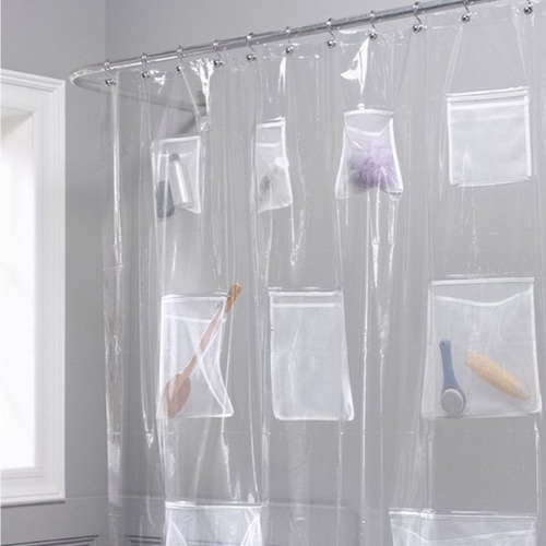 Forros De Cortina De Ducha Impermeables Para Puerta Transpar