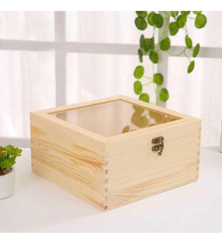 Caja De Flores Preservadas, Caja De Regalo Vacía 23x23x12cm