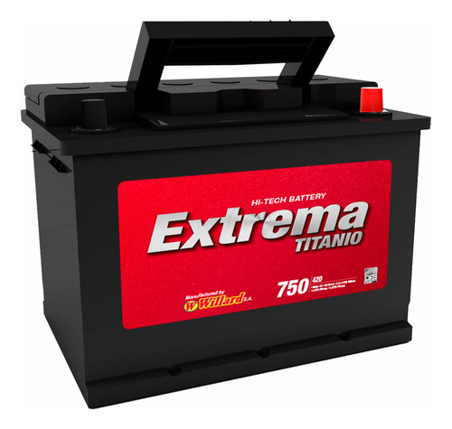 Bateria Willard Extrema 42d-750 Lada 2121 4x4 1.6
