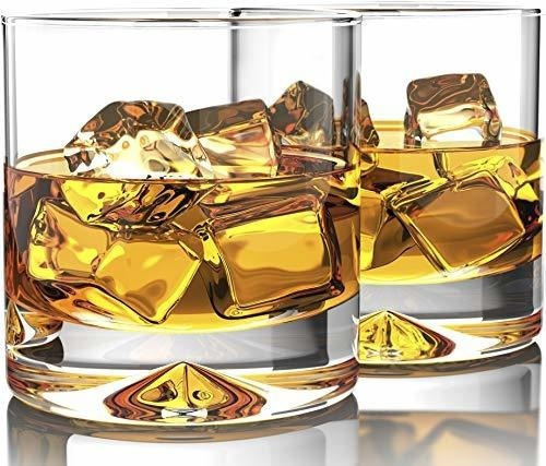 Vasos De Whisky Premium  Cristal Soplado Sin Plomo A Mano