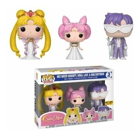 Muñeco Funko Pop Set Sailor Moon Queen Serenity Familia