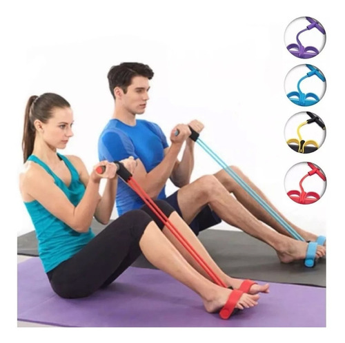 Elástico Extensor Treino Exercícios Musculação Apoio Pés