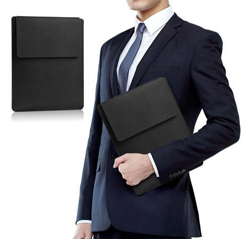 Maletín Para Laptop 13.3 /14 Funda Protectora Y Mousepad Color Negro Tamaño De Pantalla De La Laptop 13.3