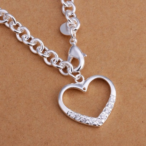 Collar Mujer Dije Corazón Aniversario+caja Regalo