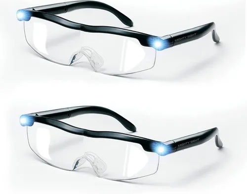 Gafas Lupa Migthy Sight Luz Led Lentes De Aumento MercadoLibre