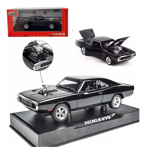 Rapido Y Furioso Dodge Challenger 1970 Miniatura Metal Autos