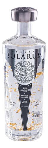 Tequila Solarum Blanco 24k 750ml