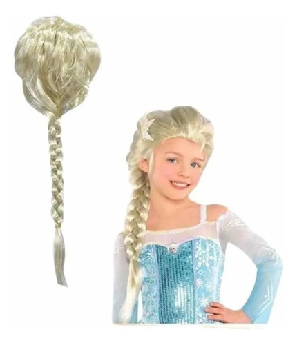 Peluca Elsa Princesa De Hielo Peluca 