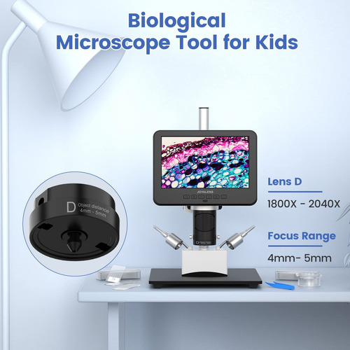 Microscópio Digital Joyalens Jl246ms 24mp 2000x Com 3 Lentes