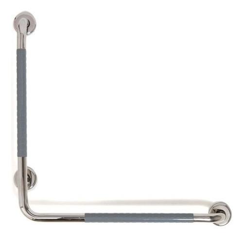 Asa 90° Safety Acero Inox+pvc Antidesliz. 900x900 Mm Asamet Izquierda