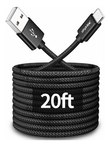 20ft 6m Long Usb Type C Cable   Usb 2 0 To Usb C Cable ...