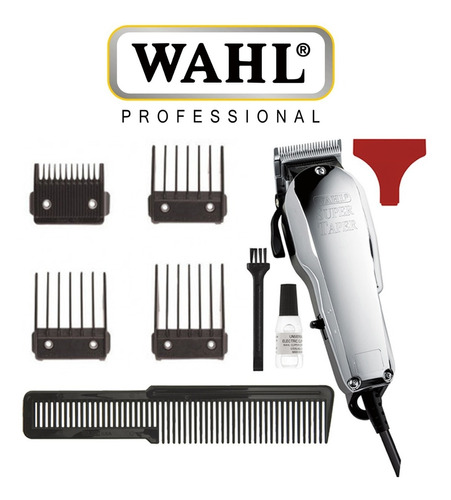 Maquina De Cabello Wahl Profesional Super Taper Chrome