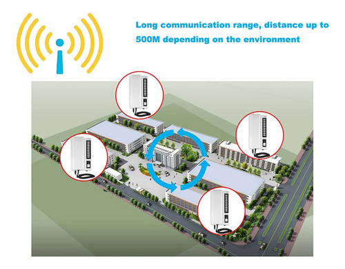 Sistema De Intercomunicación Inalámbrico 433mhz Walkie 10
