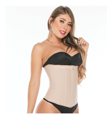 Fajas Salome Cinturilla Moldeador Con Cierre 0315-1 Beige