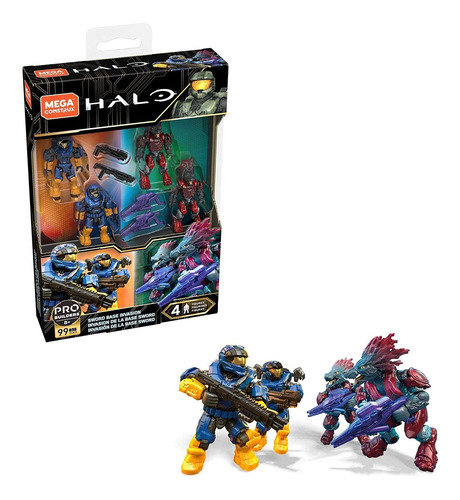 Mega Construx Halo Serie Del Equipo De Fuego Juguete De Cons