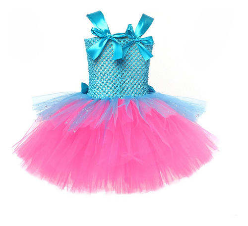 A Vestido De Princesa Trolls Poppy Para Niña
