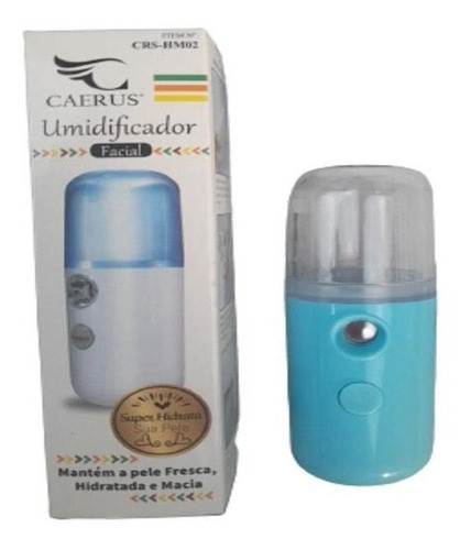 Mine Vaporizador Umidificador Azul Portátil Limpeza Facial