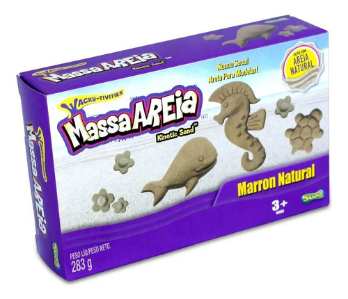 Massaareia - Brinquedo Massinha Areia 283g - Kinetic Sand